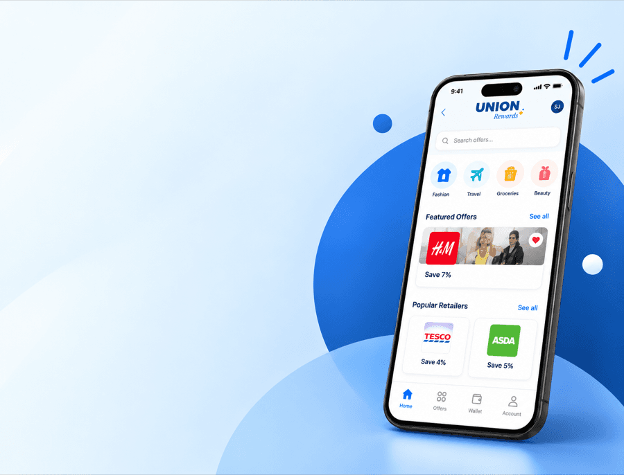 Take Union Rewards with you
